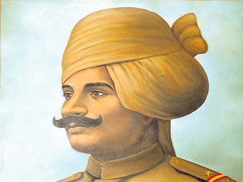 The portrait of Gobind Singh.