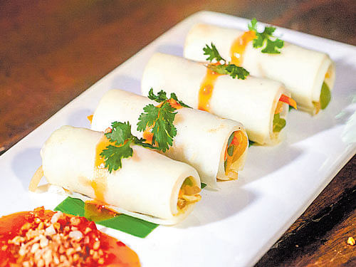 inviting Spring rolls