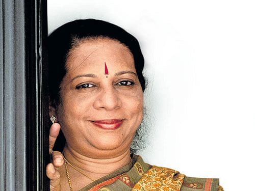 In step Bharatanatyam artiste Nandini Ramani