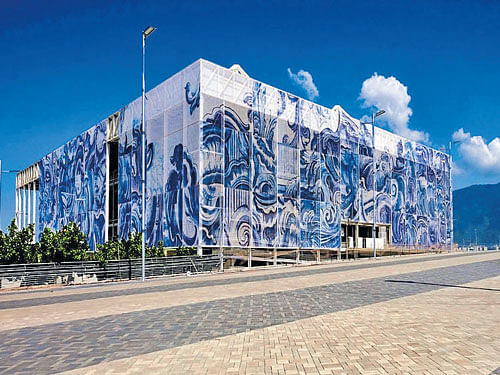 tile tales: The Olympics aquatics centre that carries Adriana Varejao's artwork