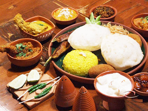 Enticing: An array of Bengali dishes.