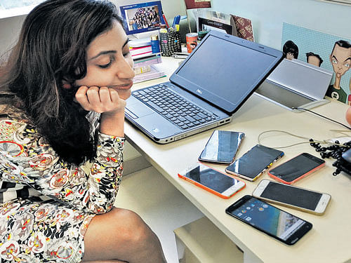 mounting problem Malika Bhavnani feels there is a growing fascination for owning the very latest in mobile phones.
