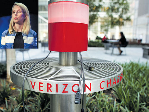 Verizon, a challenger  to Google, Facebook