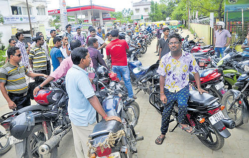 The fuel stations in the state have been finding it difficult to cater to the long queues of people from morning till night every day for the past few weeks. Abhisek Saha