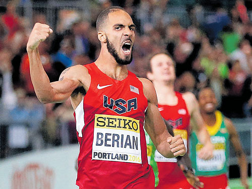 generation next Boris Berian of the US is pumped up for a rematch with David Rudusha.