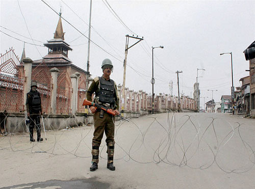 A police official said curfew was lifted from most parts of the Valley but restrictions on assembly of four or more people continued in entire Kashmir. PTI file photo