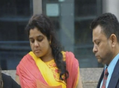 Sheetal Ranot, 35, was found guilty of assault and endangering the welfare of a child for the brutal abuse of her stepdaughter Maya Ranot in 2014 when she was about 12 years old. Screen grab