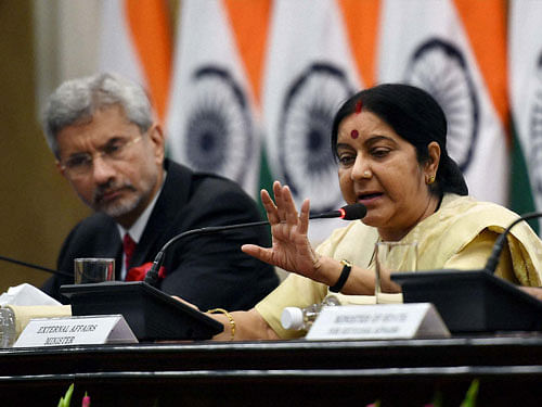 External Affairs Minister Sushma Swaraj. PTI file photo