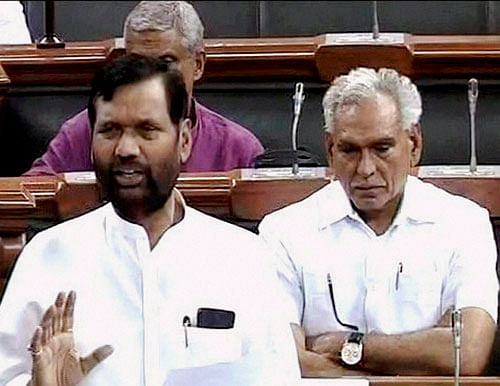 Consumer Affairs Minister Ram Vilas Paswan said the government has already moved a Bill to amend the Consumer Protection Act, which is many decades old. PTI File photo.