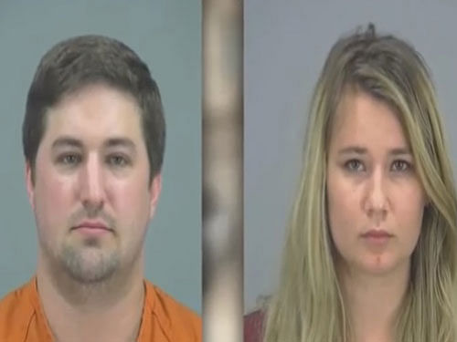 The couple was charged with child neglect and endangerment after they abandoned their toddler to play Pokemon Go, the Pinal County Sheriff's Office said in a statement. Screen grab.