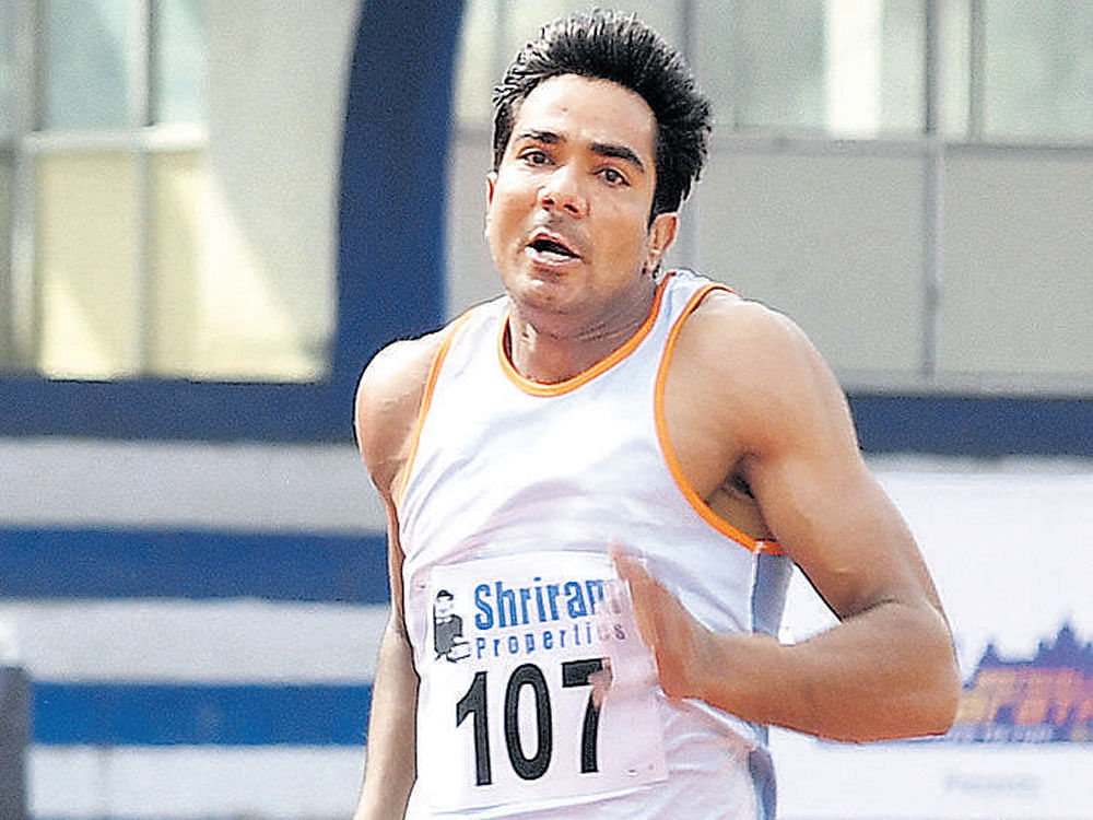 Dharambir Singh's 'A' sample collected from a July 11 meet was found to have tested positive for an anabolic steroid. DH file photo