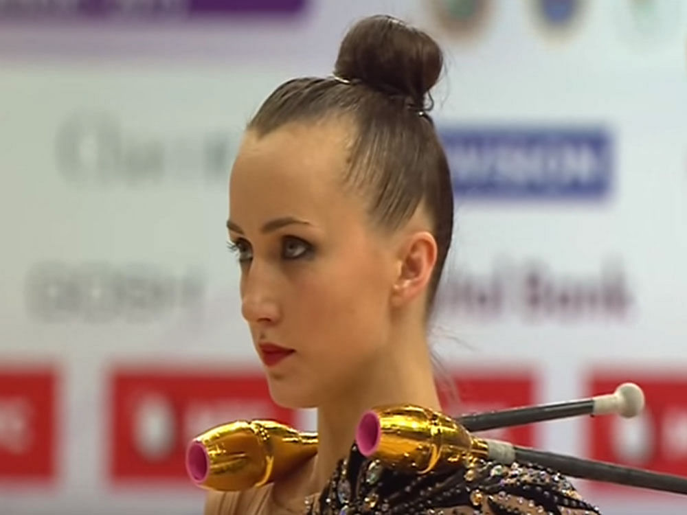 For Ukrainian gymnast Ganna  Rizatdinova the Games offers a chance for redemption. Screengrab