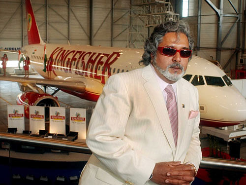 Mallya, who has been declared by some banks as wilful defaulter, had left the country in March and is currently said to be in the UK. DH File Photo.