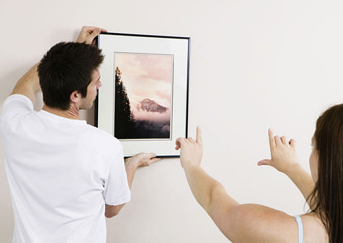 Artwork: Get a beautiful landscape photograph to grace your living room wall.
