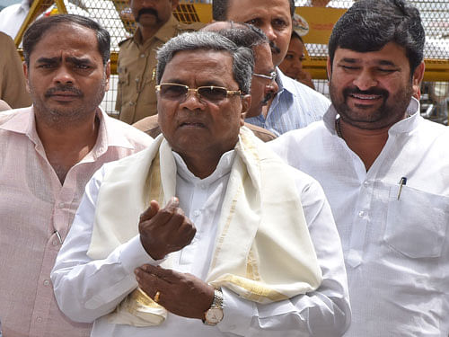 Karnataka Chief Minister Siddaramaiah. File photo