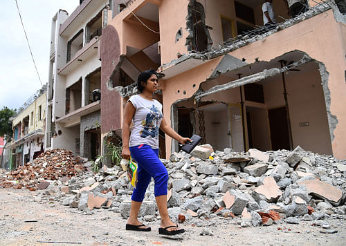 Wrong policies have resulted in a situation where people have had to get their dream homes demolished. DH PHOTO