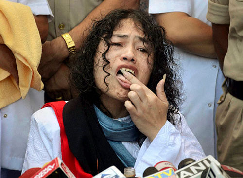 Irom Sharmila. PTI file photo