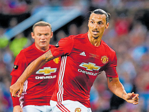 Zlatan Ibrahimovic hopes to make an impact at Manchester United. REUTERS