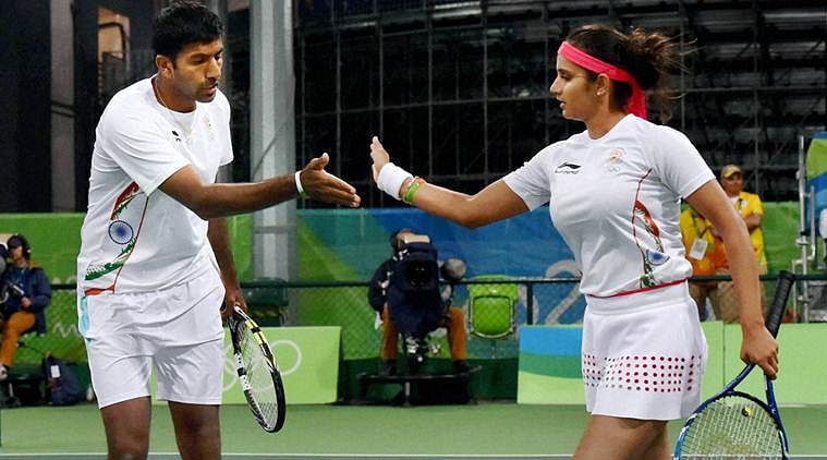 Sania Mirza-Rohan Bopanna enter the semi-final of mixed-doubles. (Source: PTI)