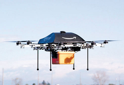 An undated photo of Amazon Prime Drone. INYT