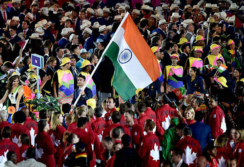 There will be many more. All our best wishes to our athletes,' Sunil Lal ambassador of India in Brazil said to a round of applause from the athletes, little knowing that what in offer for them. PTI Photo.
