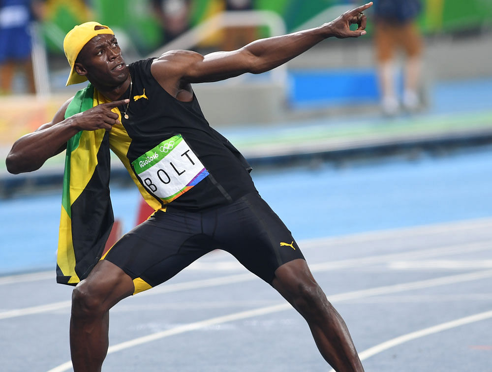 Bolt won a third successive 100m title on Sunday to set up his bid to repeat his haul of three gold medals in the 100, 200 and 4x100m relay at both the Beijing and London Olympics in 2008 and 2012 respectively. DH photo