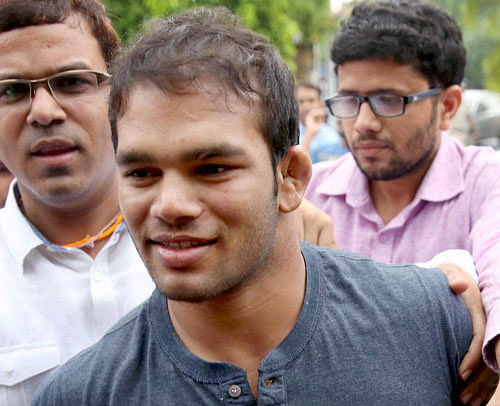 The 74-kg wrestler, was cleared by the National Anti-Doping Agency (NADA) hearing panel after a positive dope test, is in fresh trouble. PTI file photo
