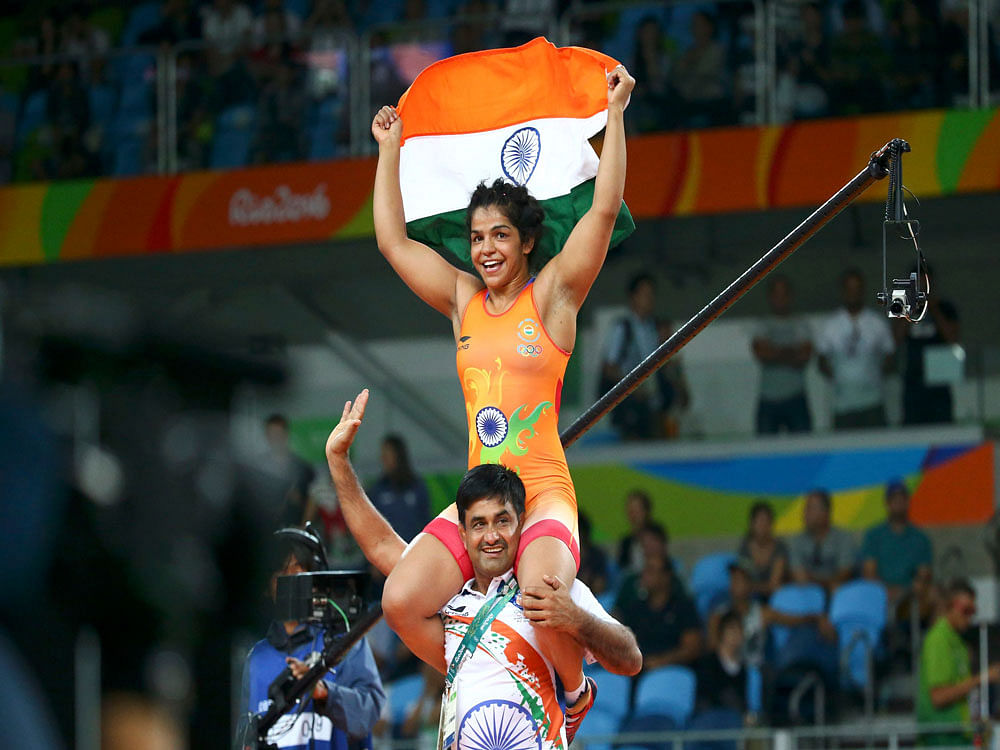 The 23-year-old from Rohtak became only the fourth woman athlete from India to win an Olympic medal as she earned the dramatic win after falling behind 0-5 in the do-or-die bout on day 12. Reuters