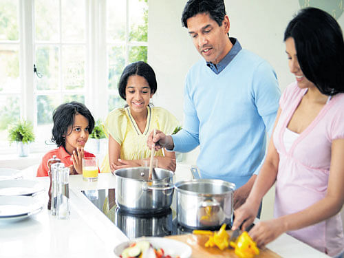 conscious Cooking with children can lead to a better understanding of the nutrient value.