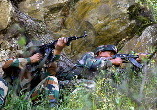 The camp, in Nachin village, targeted by the militants houses an ammunition depot, a police official said.  PTI file photo for representation.