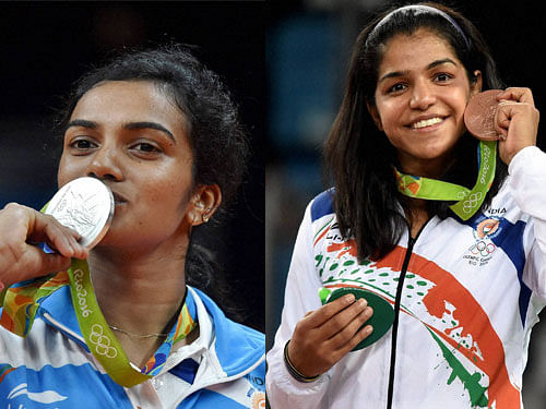 Defying all odds and showing killer instincts, PV Sindhu, Sakshi Malik and Dipa Karmakar became the unlikely heroines and saved the country's pride from returning empty-handed for the first time since Barcelona 1992. PTI Photos