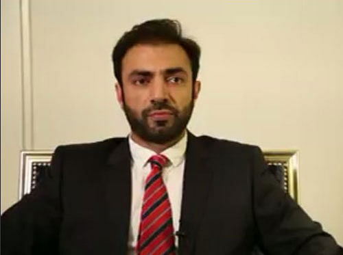 Baloch leader Brahamdagh Bugti. Video grab
