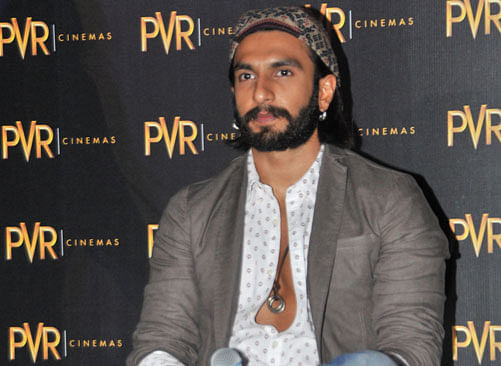 The 31-year-old actor is now being addressed as a 'superstar' by many and Ranveer says he is grateful to his fans for showing immense love towards him. dh file photo