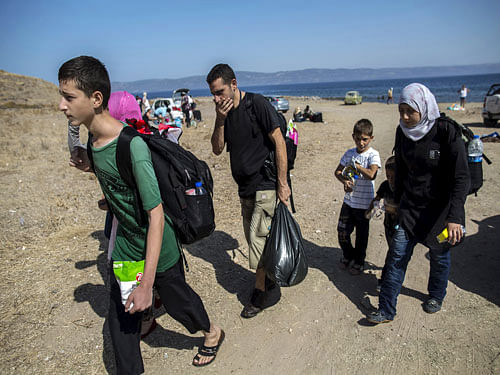 Syrian migrants. Reuters file photo