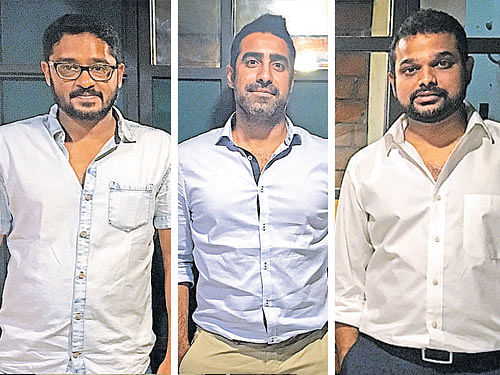enterprising (From left) Pramod Mittapalli, Sandeep Devgan and Pavan Kumar.