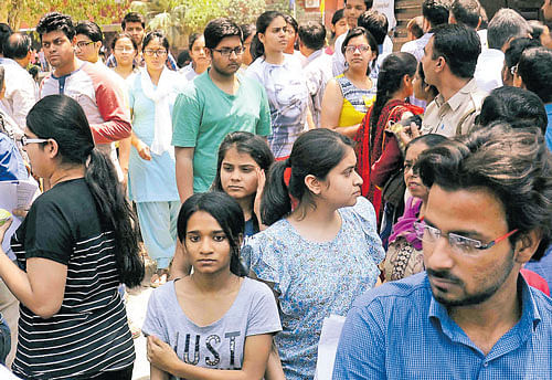 Students opting for private colleges in the state may have to pay between Rs 1.7 to Rs 1.9 crore that would include capitation fees. DH File photo for representation.