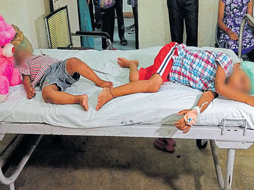 The girls are undergoing treatment at the Baba Saheb Ambedkar Hospital in west Delhi's Rohini sector. DH Photo
