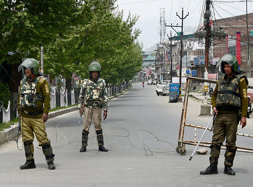 After 51 days, curfew was on Monday lifted from Kashmir, but life continued to be hit by the strike called by separatists. PTI file photo