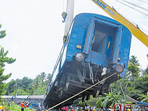 Mangaluru-bound express train derailed in Kerala, PTI file photo