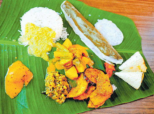 LAVISH SPREAD A typical Ganesh Chaturthi Goan lunch.