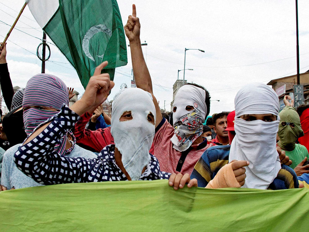 Kashmir protest: PTI file photo
