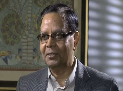 Vice Chairman of NITI (National Institution for Transforming India) Aayog, Aravind Panagariya, Screen grab