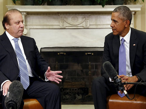 US President Obama and Pakistan PM Nawaz Sharif. Reuters file photo