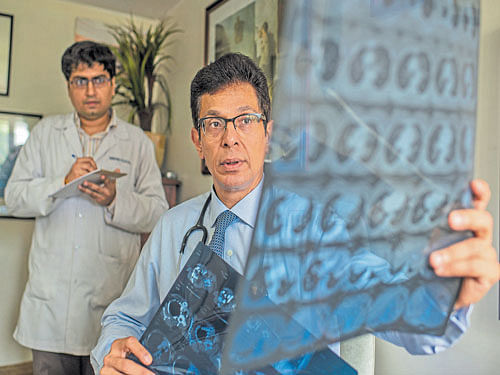 voice of reason: Dr Zarir Udwadia at work at Hinduja National Hospital and Medical Research Centre in Mumbai. Udwadia shocked the world and fought with the Centre after identifying an untreatable form of tuberculosis. Now, he's a sought-after international expert. nyt