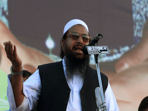 The fact that known terrorists like Hafiz Saeed and Syed Salahuddin have been able to hold huge rallies in Pakistan's main cities is a reflection of the state of affairs and can mean only one thing: active support for such personalities and the designated organisations they lead in blatant disregard of rule of law is the new normal in Pakistan, it said. Reuters file photo