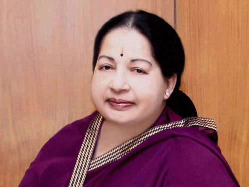 Chief Minister Jayalalithaa also came in for praise for her pursuit of legal measures over the Cauvery issue, which eventually led to the ruling.  PTI file photo
