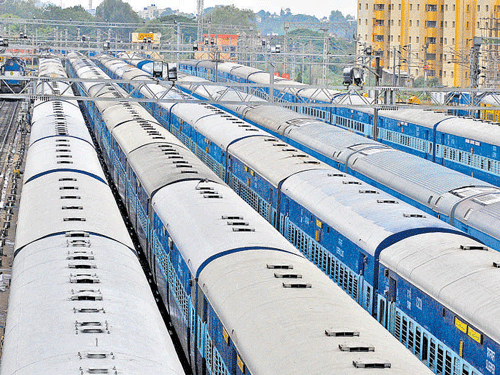 The 92-year old practice of presenting a separate budget for Railways has been scrapped and proposals pertaining to it would now form part of the General Budget. DH file photo