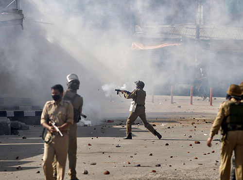 The bench was hearing a petition filed by Kashmir High Court Bar Association seeking ban on use of pellet guns for crowd control. Reuters File Photo.