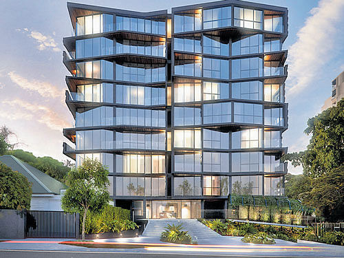 High-rise with a stunning finish