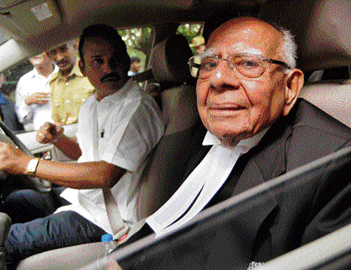 Senior lawyer Ram Jethmalani. DH file photo